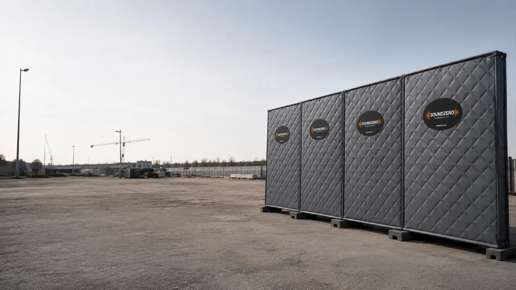 SoundZero geluidsschermen op locatie